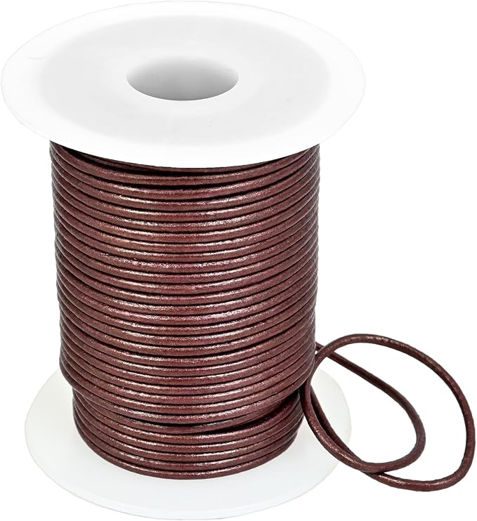 GENIQUE Real/Genuine Round Leather String Cord - Image 4