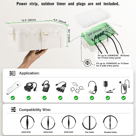 Flemoon Outdoor Electrical Box - Image 3