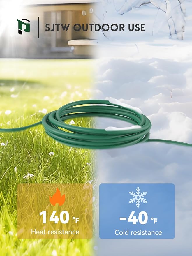 PLUGTUL 12FT Outdoor Extension Cord - Image 7