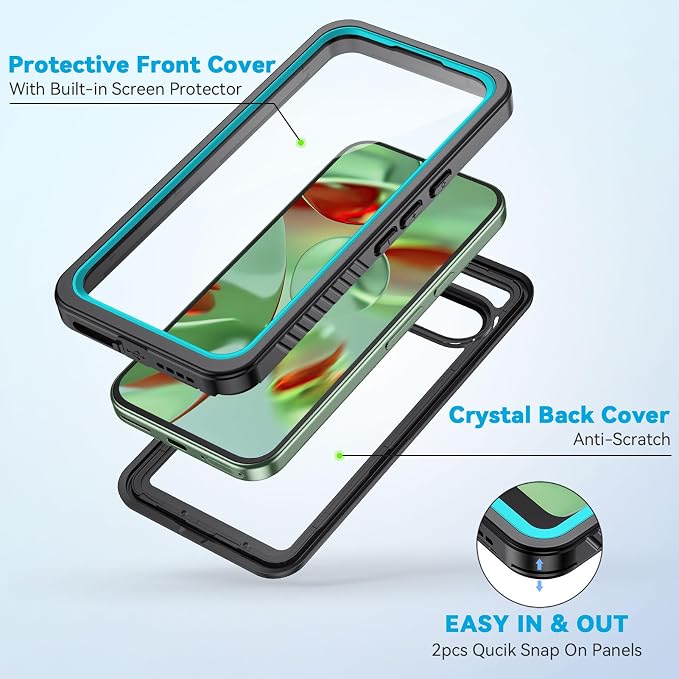 Lanhiem Pixel 9 Pro Case, IP68 Waterproof Dustproof Case - Image 4