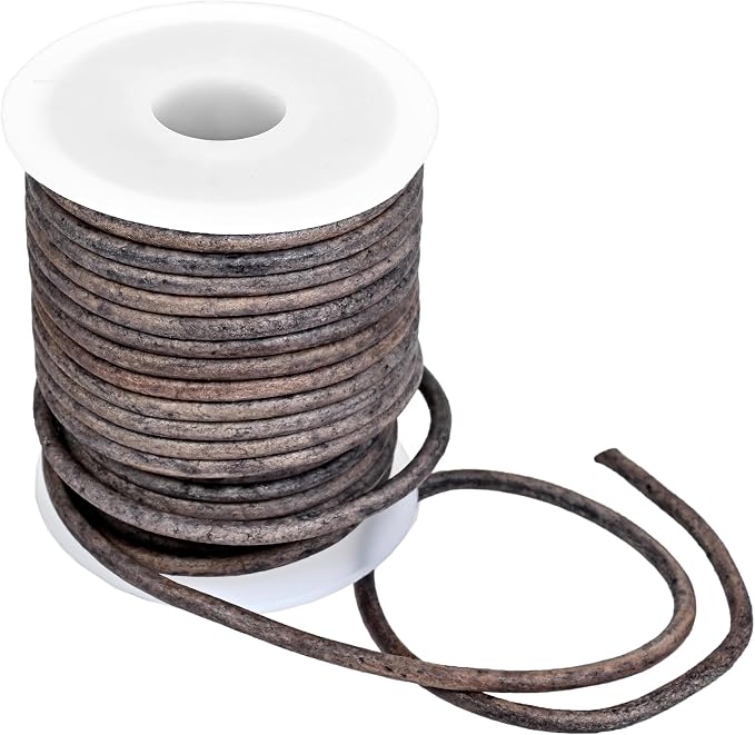 GENIQUE Real/Genuine Round Leather String Cord - Image 4