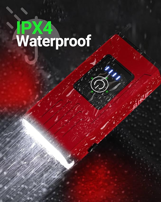 Victoper Bike Light, High Lumens Super Bright Bicycle Lite, 6+4 Modes USB - Image 7