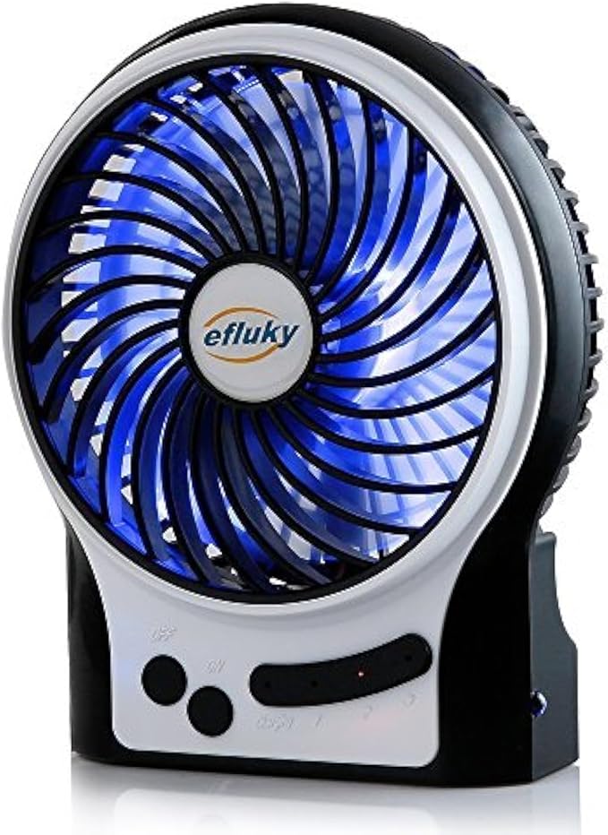 efluky 4.9-Inch Mini Desk Fan - Image 4