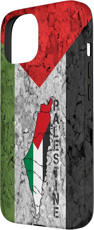 Kufiya PALESTINE Keffiyeh flag, Palestinian Map pattern Case - Image 2