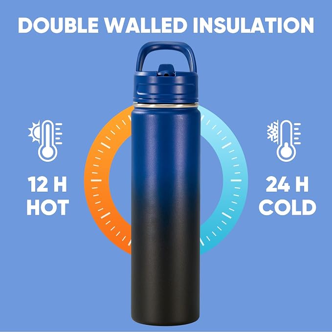 Fijinhom 24oz Insulated Stainless Steel Water Bottle - Image 5
