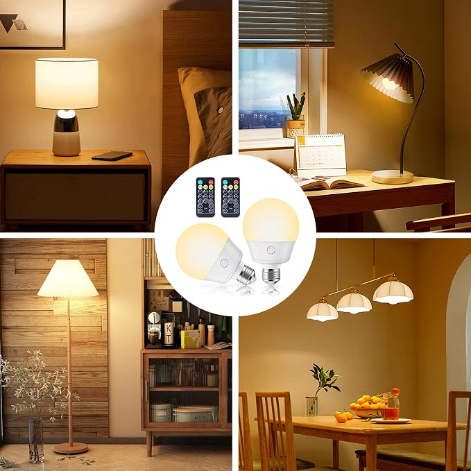 Rechargeable Light Bulb with Remote and Timer - Image 6