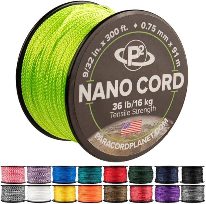 Paracord Planet Nano Cord –Lightweight Nylon Nano Paracord – Great by ParacordPlanet
