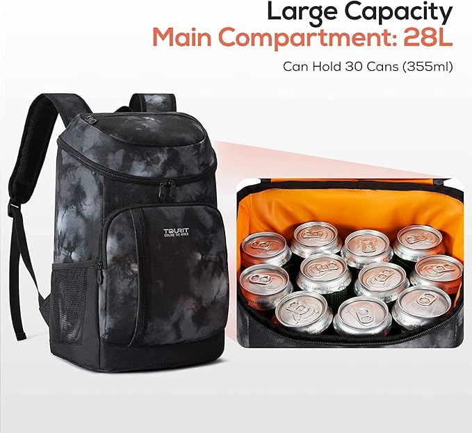 TOURIT Cooler Backpack Lightweight Insulated Backpack Cooler Leak-Proof - Image 7