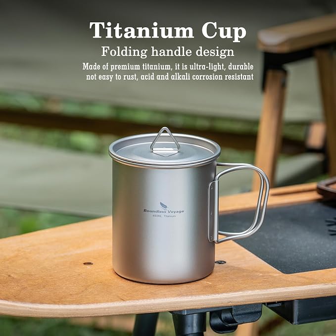 Boundless Voyage Titanium Camping Mug - Image 2