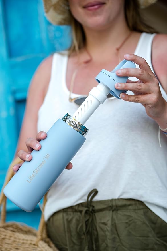 LifeStraw Go Series – Insulated Stainless Steel Water Filter Bottle - Image 4