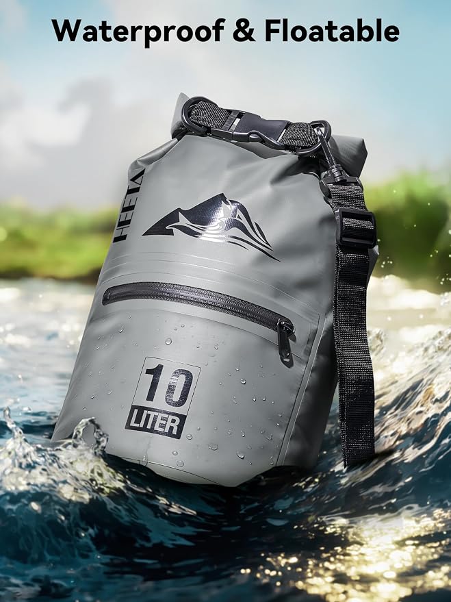 HEETA Waterproof Dry Bag with Front Zippered Pocket - Image 3