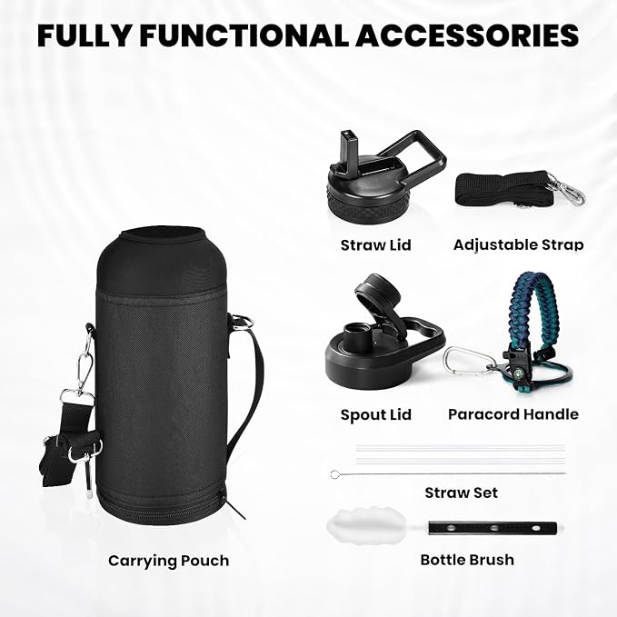 RAYMYLO Insulated Water Bottle 32 oz, Triple Wall Vacuum Stainless Steel - Image 6