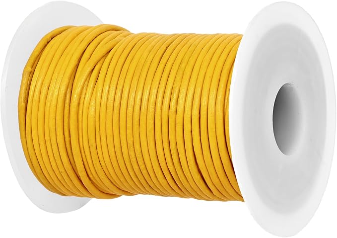 GENIQUE Real/Genuine Round Leather String Cord by GENIQUE