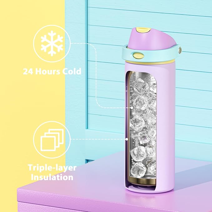 24 oz Insulated Water Bottle - Image 4