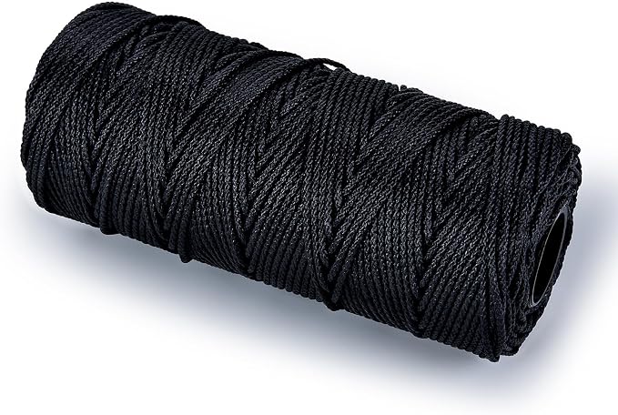 HONGDA Braided Tarred Bank Line Braided Nylon Twine, 318 Feet #24 Bank Line - Image 6