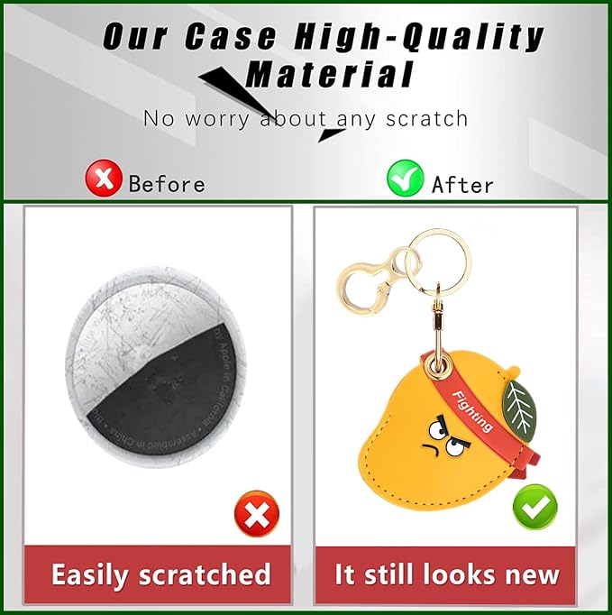 Leather Keychain Holder Case Compatible - Image 3