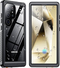SPIDERCASE Upgraded for Samsung Galaxy S24 Ultra Case Waterproof, Built-in by SPIDERCASE