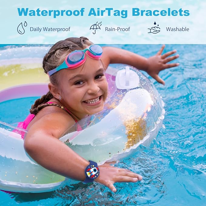 Waterproof Air tag Bracelets for Kids - Image 2