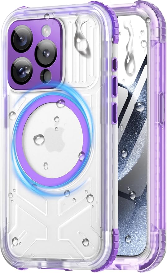 for iPhone 15 Pro Max Waterproof Case by Haireca