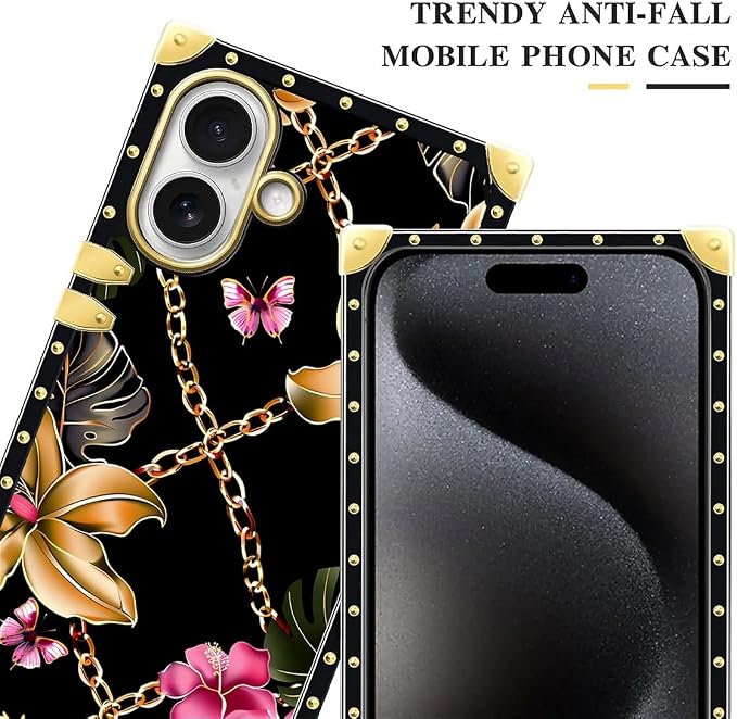 for iPhone 17 Case Luxury Golden Decoration - Image 4
