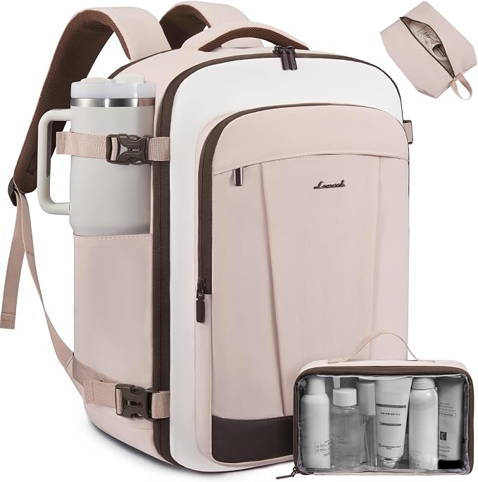 LOVEVOOK 40L Travel Backpack for Women & Men, Airline Approved Carry On Backpack by LOVEVOOK