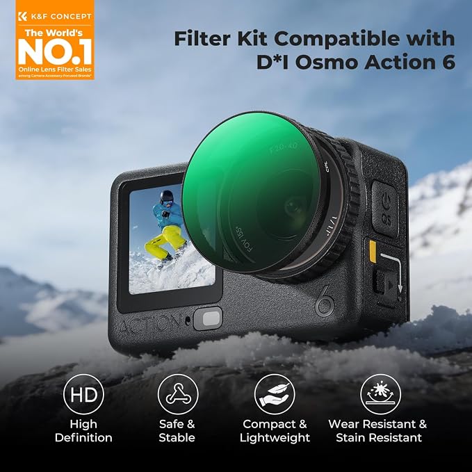 K&F CONCEPT Snap On CPL ND Effect Filter Kit Compatible - Image 3