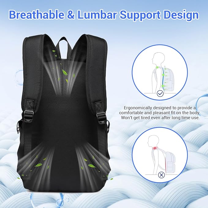 Kono Travel Laptop Backpack - Image 5