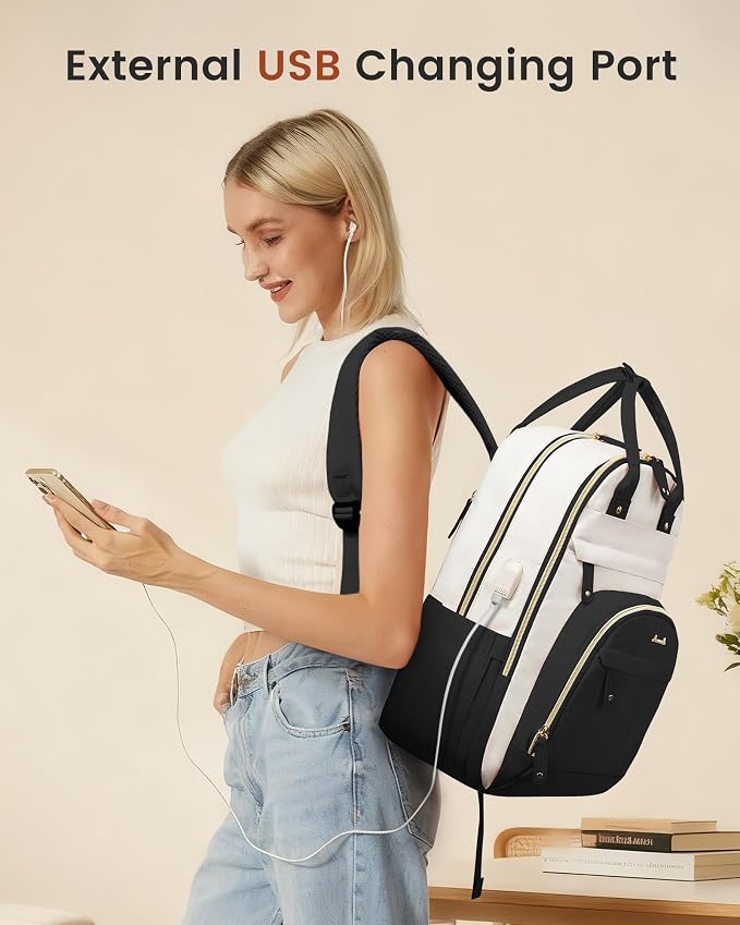 LOVEVOOK Backpack for Women, Laptop Backpack Women, Fits 17 Inch Laptop Bag - Image 2