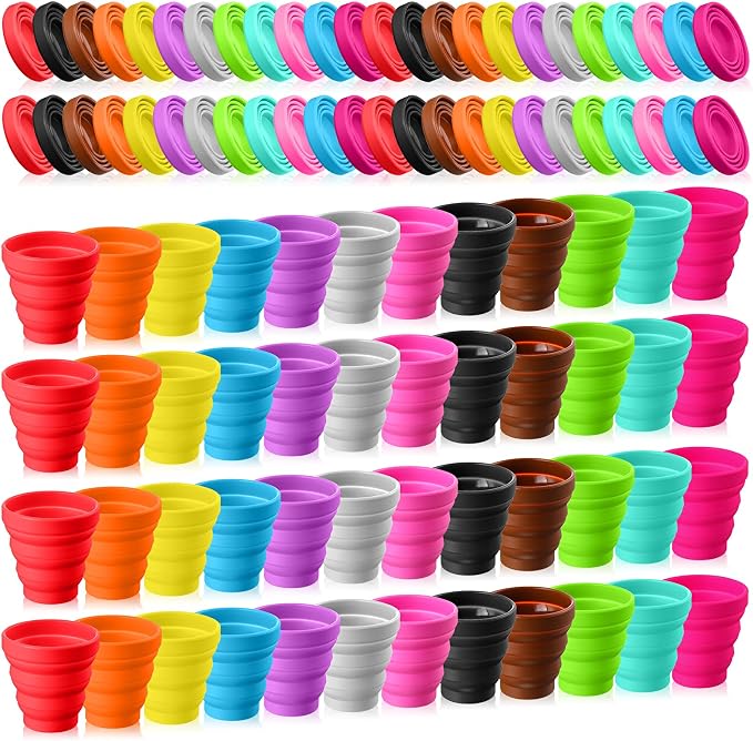 Umigy Silicone Collapsible Cup Without Lids Travel Portable Foldable Cup by Umigy