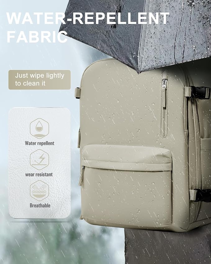 WONHOX Large Travel Backpack Carry on Flight Approved Laptop Work Business - Image 8