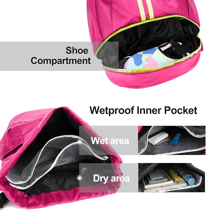 Hoedia Sports Drawstring Backpack - Image 2
