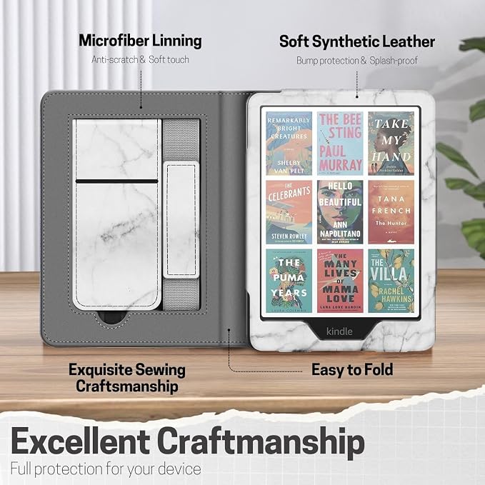TNP Stand Case with Strap for Kindle Paperwhite 12th Gen 2024 / Kindle - Image 6