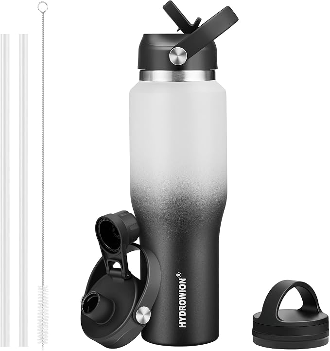 HYDROWION Insulated Water Bottle, 32oz Water Bottle by HYDROWION