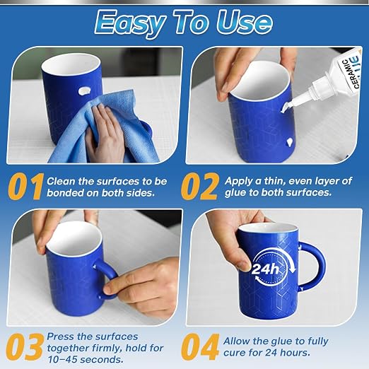 Ceramic Glue Repair Kit, 30g Ceramic Glue - Image 6