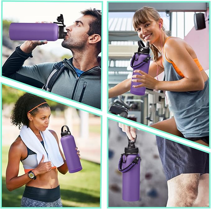 40oz Vacuum Stainless-Steel Water Bottles - Image 8
