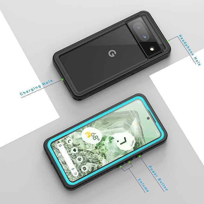 Lanhiem Pixel 8 Case, IP68 Waterproof Dustproof Case - Image 6