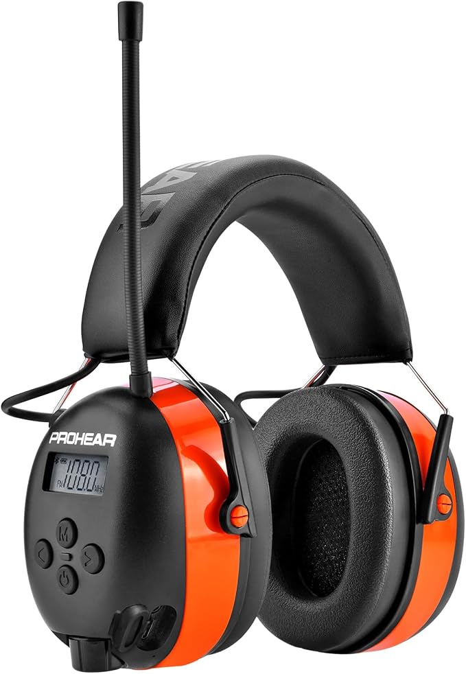 PROHEAR 033 2.0 Upgraded Bluetooth Hearing Protection AM FM Radio Headphones - Image 9