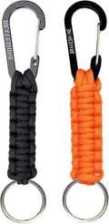 BRAVESHINE Paracord Keychain Carabiner Clip, D Ring Lanyard Hanger Stroller Hook by BRAVESHINE