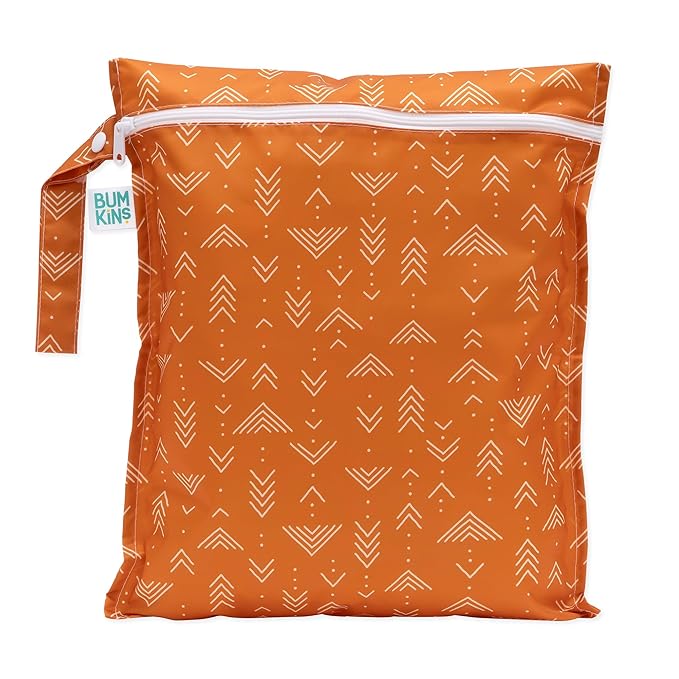 Bumkins Waterproof Wet Bag for Baby, Swim Suit, Cloth Diapers, Pump Parts by Bumkins