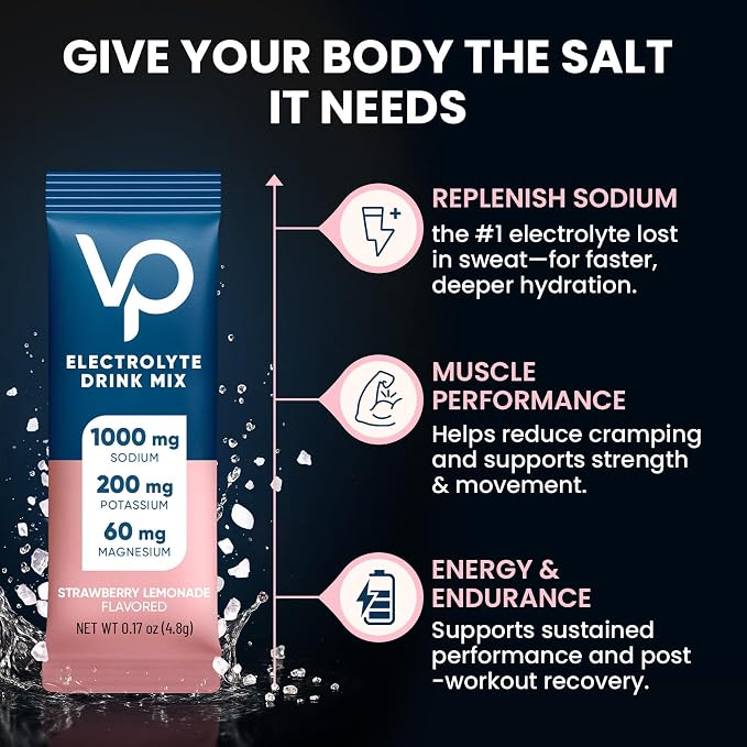 Venture Pal High Sodium Sugar Free Electrolytes Powder Packet, Zero Calories - Image 6
