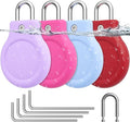 for AirTag Holder with 304 U-Shaped Lock, 4 Pack IPX8 Waterproof PC Hard Case by HOME