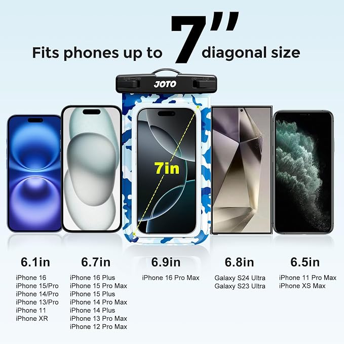 JOTO Up to 7" Universal Waterproof Phone Case - Image 4