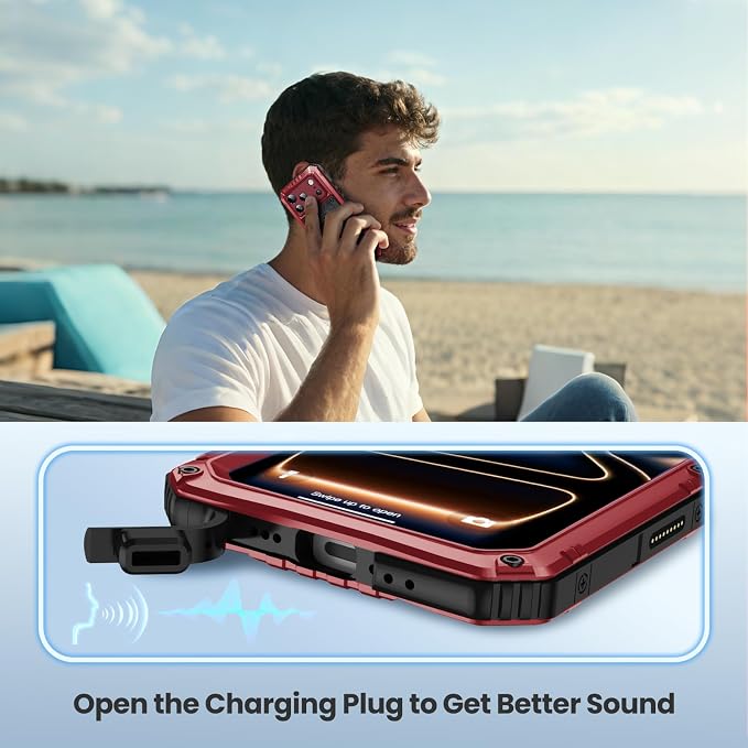 Mitywah Waterproof Case for iPhone 17 Pro, Rugged Metal Case - Image 7