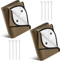 Kingdder 2 Pcs Heavy Duty Emergency Blankets by Kingdder