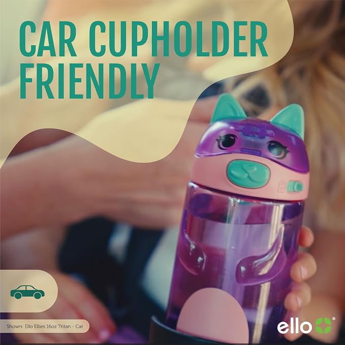 Ello Ellies 16oz Plastic Kids Water Bottle - Image 7