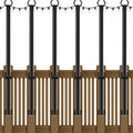 NUERPO 6 Pack String Light Poles, 5Ft Metal Poles by NUERPO