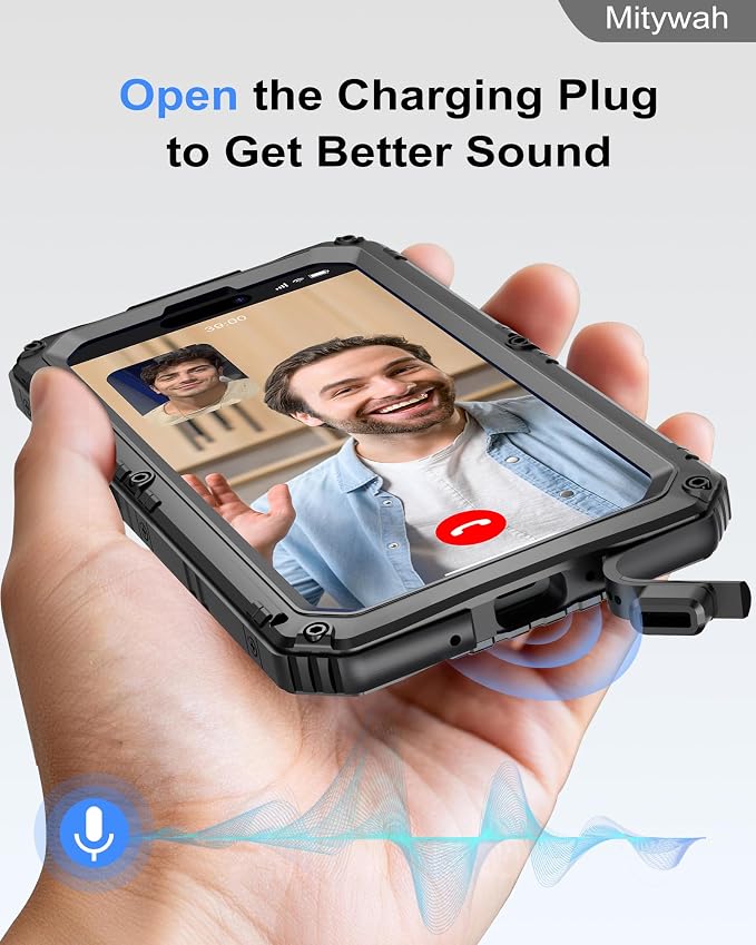 Mitywah Waterproof Case for iPhone 16, Shockproof Heavy Duty Case - Image 7