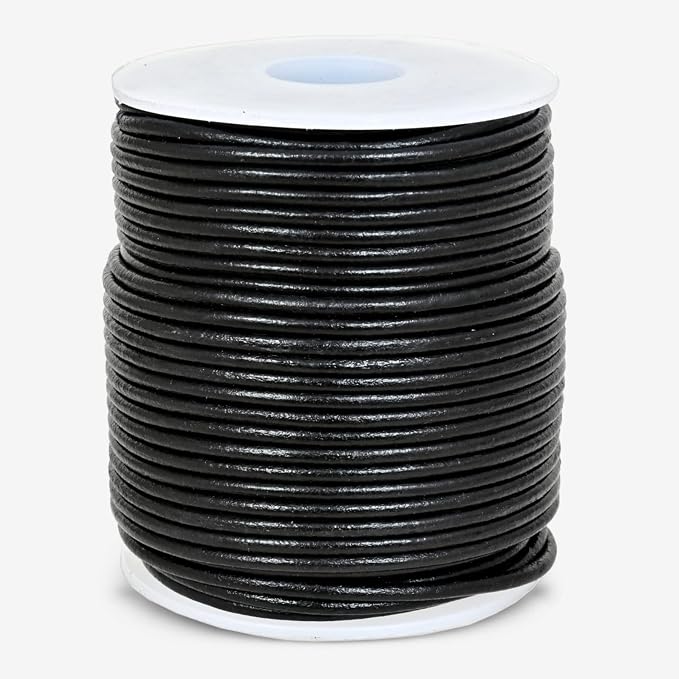 GENIQUE Real/Genuine Round Leather String Cord - Image 2