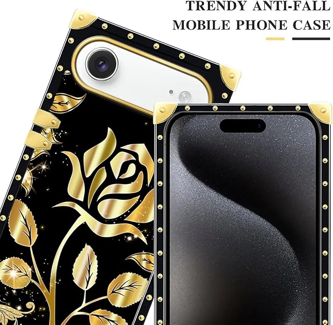for iPhone 17 Air Case Luxury Golden Decoration - Image 4