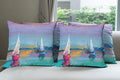 Ambesonne Abstract Oil Painting Decorative Throw Pillow Case Pack of 4 by Ambesonne